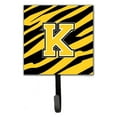 thumbnail image 6 of Letter Q Initial Tiger Stripe - Black Gold  Leash or Key Holder, 6 of 7