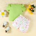 thumbnail image 6 of KEXE Baby Girl Outfits 2T Girls Clothes Toddler Baby Girl Outfits Summer Clothes Infant Spring Short Sleeve Shirt Tops Cute Shorts Set, 6 of 6