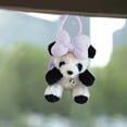 thumbnail image 6 of Plush Panda Keychain and Pendant - Stuffed Panda Doll Keyring for Handbag, Purse, Backpack, Car Keys, Lovely Gift, 6 of 7