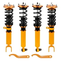 maXpeedingrods Coilovers for BMW 5 F10 RWD 2009-2016, Height Adjustable Coilovers Suspension Kit Strut, Preset Damping Shock Absorber Struts, Amortiguador Lowering Kits Gold