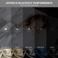 thumbnail image 2 of Cortinas opacas Joydeco de 304 cm, 2 paneles, para dormitorio, 2 of 7