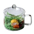 thumbnail image 1 of jesticaly Batterie de Cuisine en Verre Résistante à la Chaleur en borosilicate, Convient, Poignée Simple 1500 ml, 1 of 6