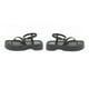 thumbnail image 4 of Sandalia de fondo grueso Forro suave Antideslizante Sandalias con estilo para mujer Sandalias para citas de verano Playa Negro 37, 4 of 8