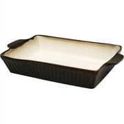 Sango Nova Black 13" Lasagna Dish