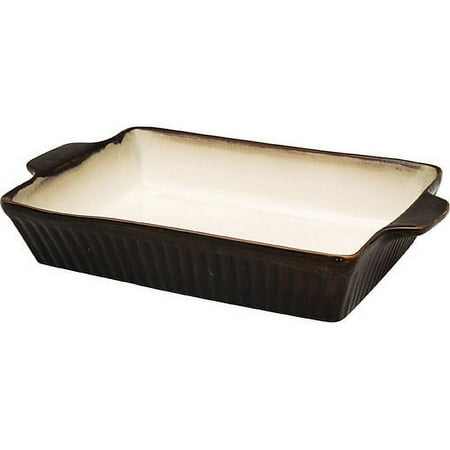 Sango Nova Black 13" Lasagna Dish