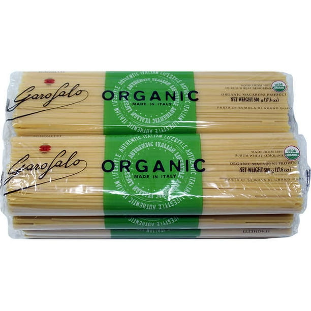 Garofalo Organic Spaghetti Noodles, 17.6 oz, 8 ct