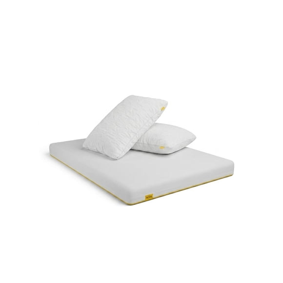 Colchón Queen Size Nooz Essential 16 cm + 2 Almohadas Responsive Estándar Memory Foam Firme En Caja