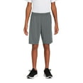 thumbnail image 1 of Sport-Tek YST355P Youth PosiCharge Competitor Pocketed Short, Iron Grey, L, 1 of 1