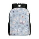 thumbnail image 1 of Disketp Blue Butterfly Mochila Unisex de Apertura Lateral Completa, Mochila para Laptop para Escuela, Trabajo y Viajes, 1 of 8
