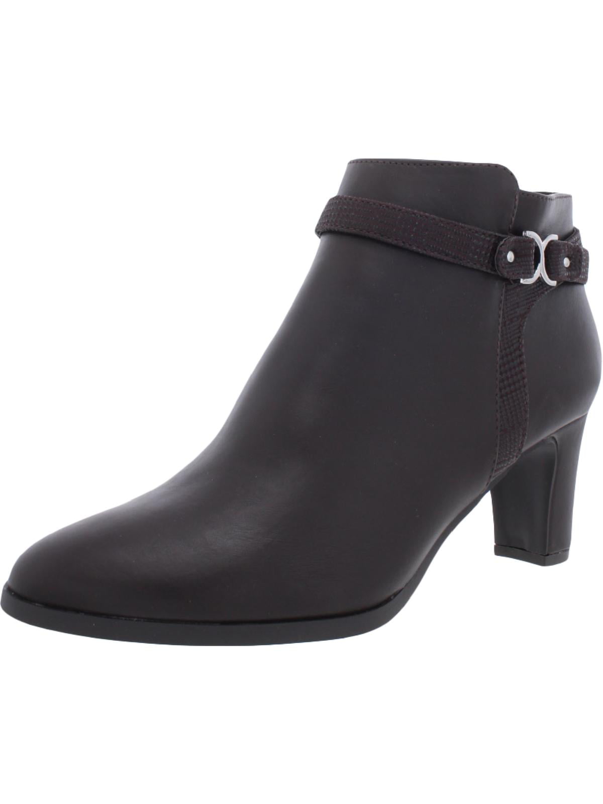 Charter Club Womens Pixxy Faux Leather Booties Dress Boots - Walmart.com