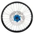 thumbnail image 5 of Tusk Impact Complete Front/Rear Wheel Package 1.60 x 21 / 2.15 x 18 Black Rim/Silver Spoke/Blue Hub for Gasgas Mc 450F Troy Lee Designs 2022, 5 of 7