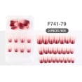 thumbnail image 2 of Qarigey Uñas postizas Perfect Matching Jelly Rubber Sin olor irritante Uña falsa Cobertura completa Paster ligero y transpirable Juegos de manicura tipo 30 F741, 2 of 6