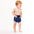 thumbnail image 7 of Splash About Unisex Happy Nappy™ Reusable Swim Diaper White Birds, 6-12 Months, 7 of 7