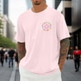 thumbnail image 2 of Telankuip Awareness Graphic T Shirts for Unisex Casual and Comfortable Casual Crewneck Short Sleeve Graphic Tee for Adult Support Lightweight Comfy Summer Workout T-Shirt Top Light Pink XS, 2 of 6