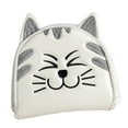 thumbnail image 4 of koolsoo Couvre-Têtes de Club de Golf Maillé Putter Motif Chat Accessoires Putter Queue Couvre-Tête Demi-Cercle Blanc, 4 of 9