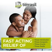 Terrasil Tinea Treatment Antifungal Cream, Max Strength, All-Natural, 6X Faster Relief (14gm Tube)