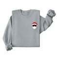 thumbnail image 4 of SELONE Crew Neck Sweatshirts Women Christmas Santa Claus Print pullover Shirts Soild Tops Cute Vacation Clothes, 4 of 6