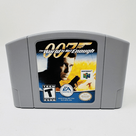 The World Is Not Enough N64 Game,US Version