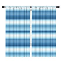 Blackout Kids Curtains,Blue and Grey Abstract Art Artwork Childrens Insulated Curtains Set Of 2,Bedroom Essentials,Toddler Room Decor 42x84in(106x213cm)