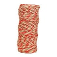 thumbnail image 3 of Cuerda de hilo multiusos resistente para decoración de cajas de regalo, cuerda decorativa para envolver regalos Madera roja, 3 of 9