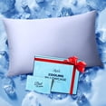 thumbnail image 1 of Funda de almohada Rifens Ice Cooling para personas que duermen en caliente, color morado, 1 of 6