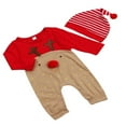 thumbnail image 2 of MY FIRST CHRISTMAS Baby Boy Girl Romper Newborn Infant Outfits Clothes, 2 of 5