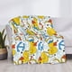 thumbnail image 3 of Fotbe Ducks and Anchors Manta de Franela con Estampado, Manta Ultrasuave para Cama, Sofá, Auto, Hipoalergénica y Antibolitas-40"x30", 3 of 6