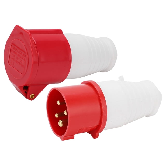 Industrial Power Connector, Heat Resistance Plug Socket Connector Waterproof Industrial Connector Power Connector For Stationing For Railway
