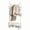 80cm wide white, variant on Heavy Duty Metal Coat Rack with Wheels – Freestanding Coat Rack with Storage Basket and 4 Hooks – Ideal for Bedroom, Living Room, 80cm Wide White
