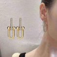 thumbnail image 5 of Elegant Horseshoe Earrings Jewelry Versatile Horseshoe Shape Earrings Ear Accessory Enhances Your Fashion Statement, 5 of 5