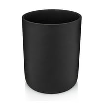 Essentra Home Matte Black Wastebasket Recycling Bin for Office, Trash Can for Bathroom or Bedroom. 2.2 Gallon