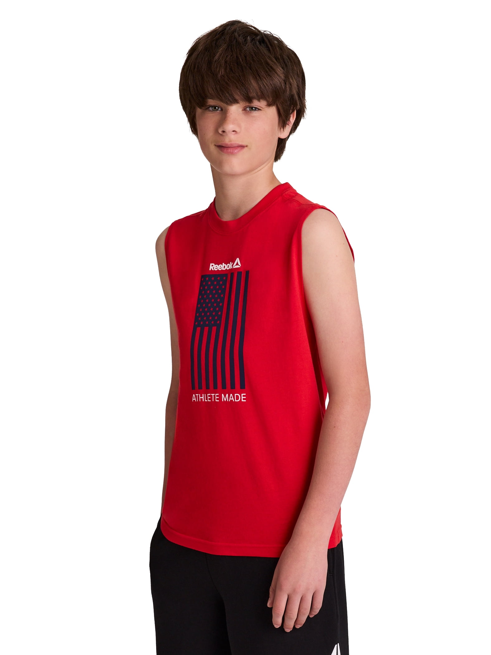 Reebok Boy’s Active Graphic Tank Top, Sizes 4-18