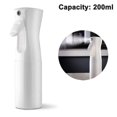 thumbnail image 1 of Hair Spray Bottle,fine Mist Sprayer,200ml Salon Spray Hair Mister, Water Squirt Bottle(white), 1 of 2