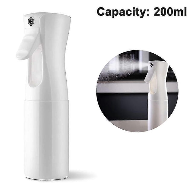 Hair Spray Bottle,fine Mist Sprayer,200ml Salon Spray Hair Mister, Water Squirt Bottle(white)