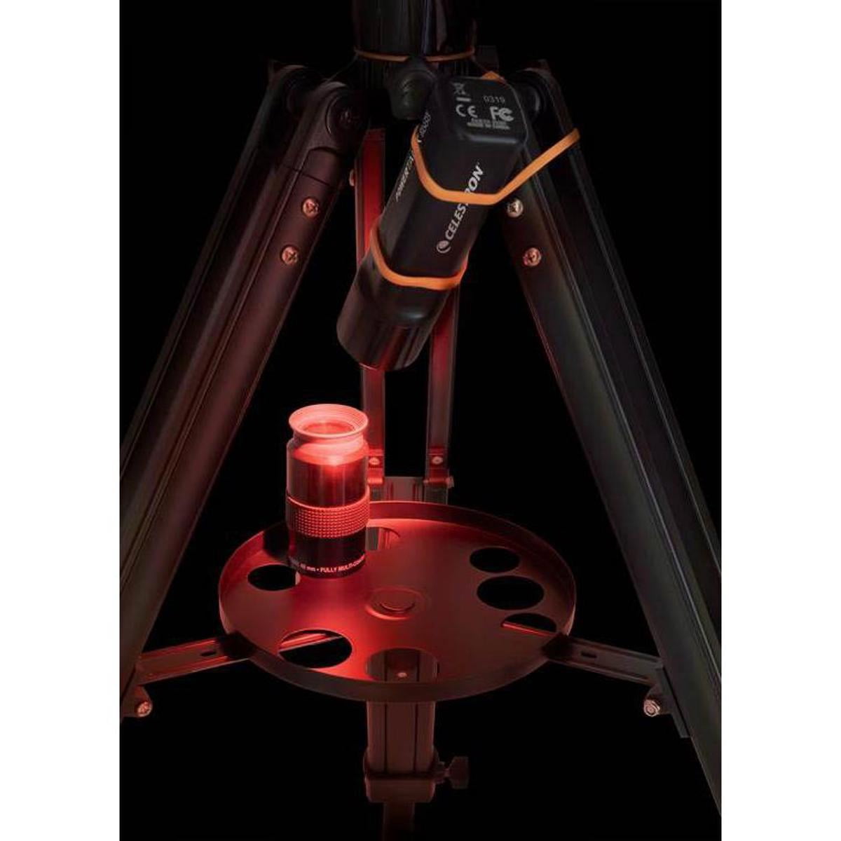 Celestron Celestron - PowerTank Glow 5000 - Portable USB Rechargeable Power Bank + Red Flashlight - 5000 mAh Capacity - The Best Astronomy Flashlight - Must-Have 2-in-1 Accessory for Amateur