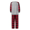 thumbnail image 4 of Meihuid Family Christmas Elk Pattern Round Neck Long Sleeves Pajamas Trousers, 4 of 10
