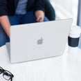 thumbnail image 3 of TORUBIA For MacBook Pro 16 inch Case 2019 Release A2141 Ultra Slim Protective Plastic Hard Shell Case & Keyboard Cover Compatible with MacBook Pro 16 inch,Frosted Clear, 3 of 6