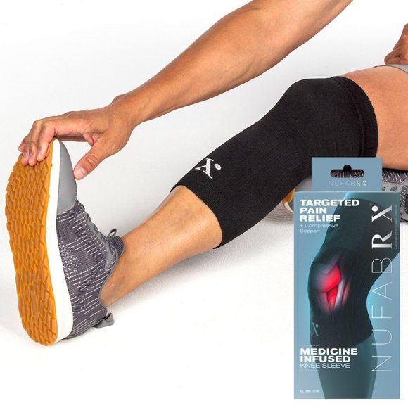Manguito de compresión de rodilla NUFABRX Pain Relief para hombres y mujeres