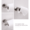 thumbnail image 3 of Toallero de papel Toallero montado en la pared Toallero de papel higiénico montado en la pared Acero inoxidable SUS 304 (cepillado) JM, 3 of 5