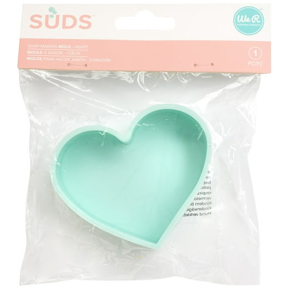 We R Memory Keepers SUDS Silicone Soap Maker Mold-Heart