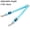 Lake blue, variant on Double Twin Dual Coupler Dog Leash Two In One Strong Nylon V Shape Adjustable Pet Dog Leash Colorful Two Ways 2 Dogs Pet Lead