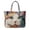 D-Cat, variant on Playful Kittens Quilted Tote Bag - Handcrafted Patchwork Cat Tote, Durable & Stylish, Ideal for Cat Lovers, Daily Use