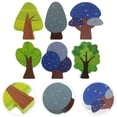 thumbnail image 3 of ColoMX 6 uds., pista de tren de madera, decoración de árbol, pista, accesorios de tren de madera, pista de tren de madera, árbol, accesorios de juguete, 3 of 7