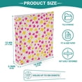 thumbnail image 3 of FORMRS 3 Ring Binder 1.5 inch with Pockets Set of 2 Clip Board 200 Sheets Capacity, Beige Stars, 3 of 8