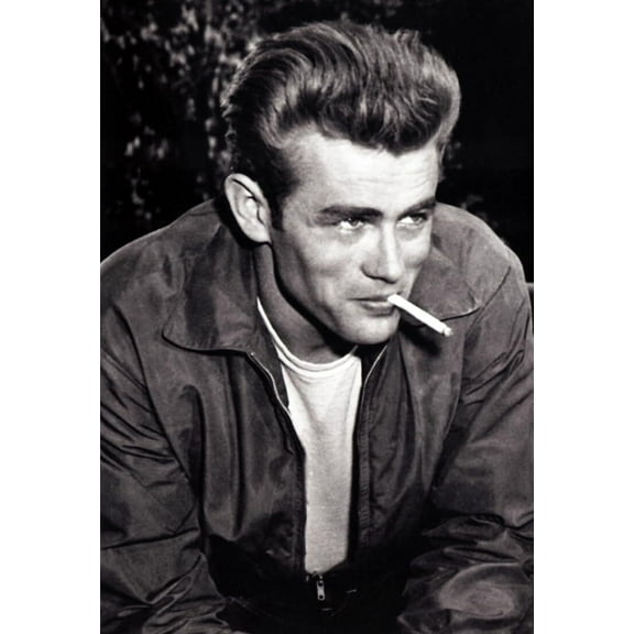 James Dean Poster, Rebel Without a Cause, Actor, Classic Amercian Icon, Art Print