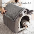 thumbnail image 3 of Cat/Dog Bed Removableand Washable Foldable Pet Sleepping Bed Cat House Kennel for Dog House Indoor Cat Nest S, 3 of 5