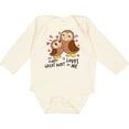 thumbnail image 3 of Inktastic My Great Aunt Loves Me Cute Owl Family Boys or Girls Long Sleeve Baby Bodysuit, 3 of 5