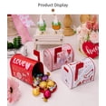 thumbnail image 5 of COM1950s Valentine's Day Mailbox, Iron Heart Design Box for Home Party Decor & Small Gift Holder, 5 of 8