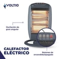thumbnail image 2 of Calefactor Calentador Halogeno Electrico 3 Niveles 2pzas, 2 of 8