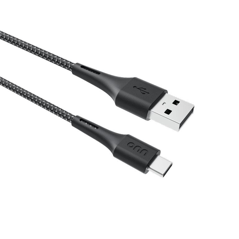 onn USB-A to USB-C Braided Charging Cable 6ft (3-Pack) photo 3